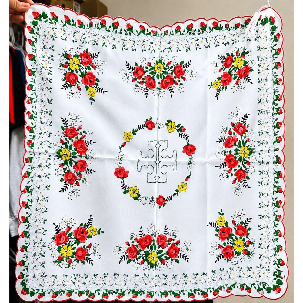 Garden Veil-Print Silk Scarf from Tory Burch